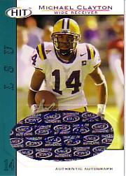 2004 SAGE HIT Autographs Emerald #A14 Michael Clayton