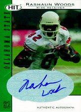2004 SAGE HIT Autographs Emerald #A41 Rashaun Woods
