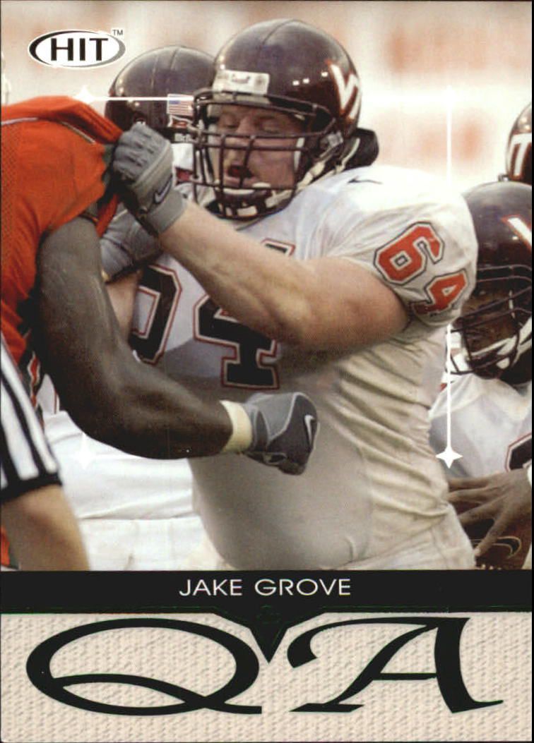 2004 SAGE HIT Q&A Emerald #Q29 Jake Grove