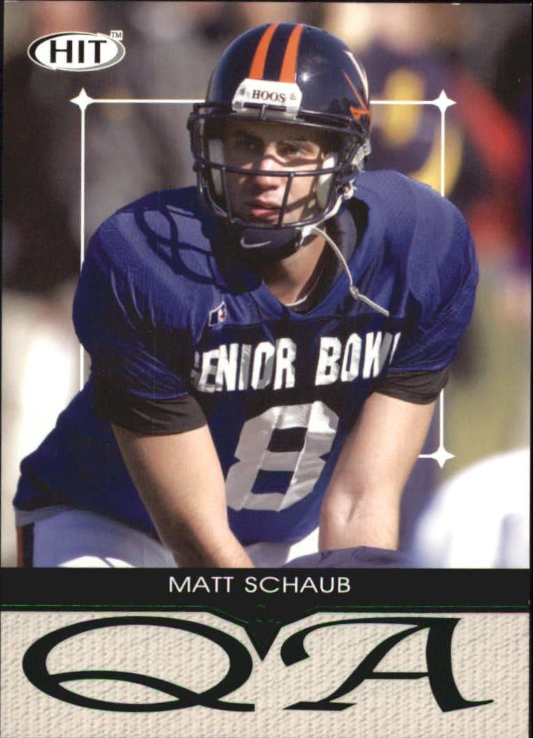2004 SAGE HIT Q&A Emerald #Q35 Matt Schaub