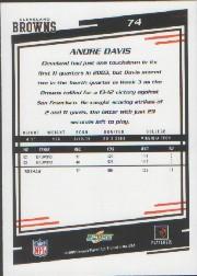 2004 Score #74 Andre Davis back image