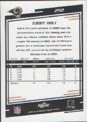 2004 Score #292 Torry Holt back image