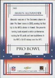 2004 Score #345 Shaun Alexander PB back image