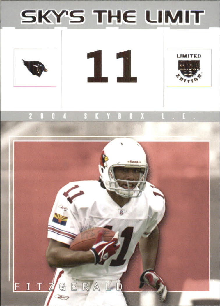 2004 SkyBox LE Sky's the Limit #13SL Larry Fitzgerald