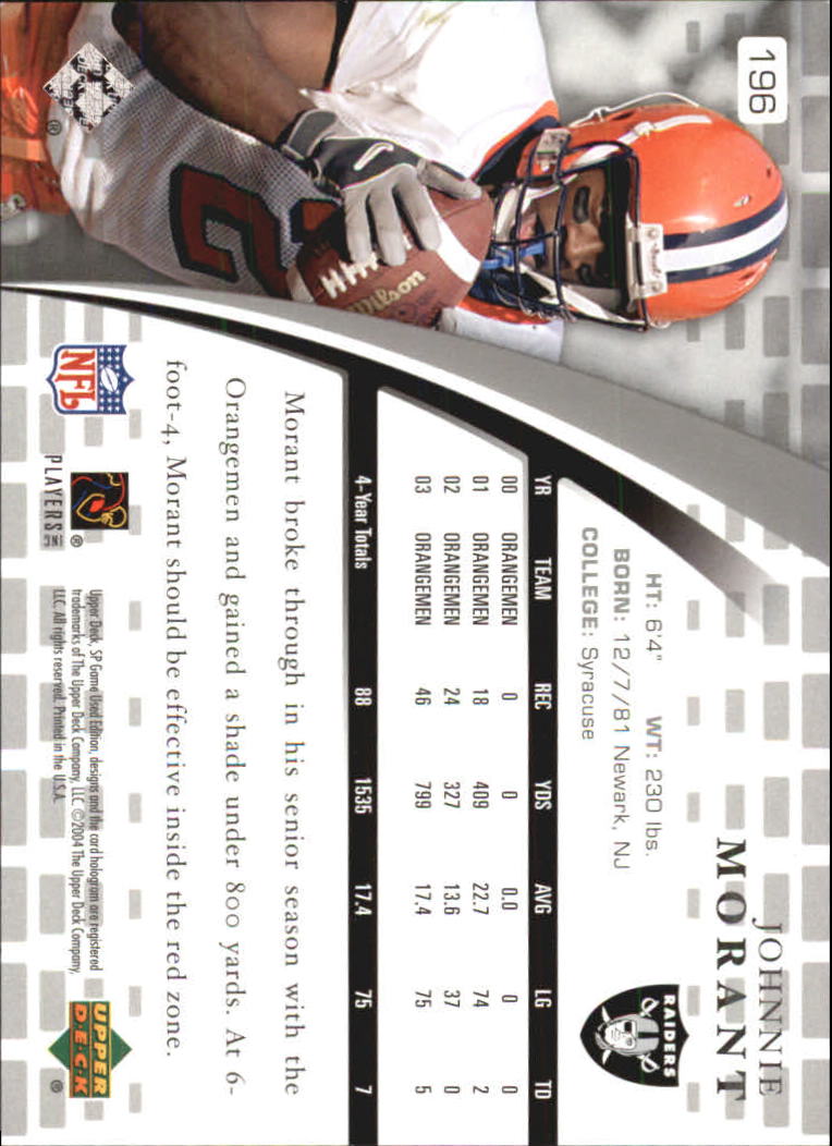 2004 SP Game Used Edition (Upper Deck) Football "Main Set" Cards - Bild 85 von 85