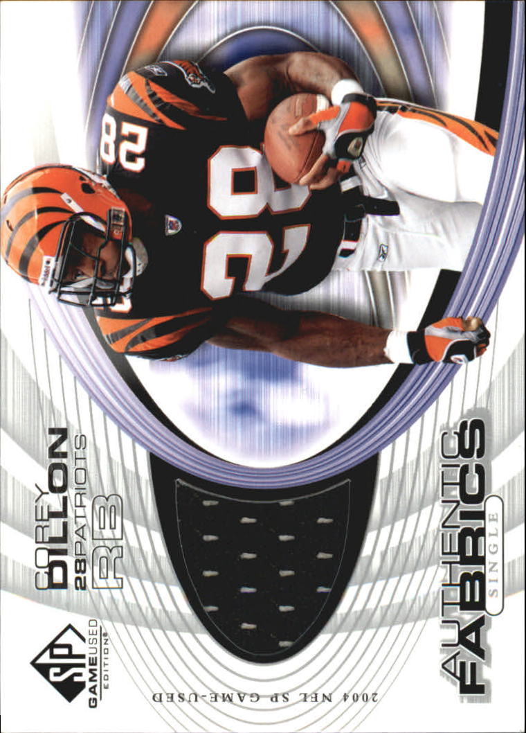 2004 SP Game Used Edition Authentic Fabric #AFCD Corey Dillon