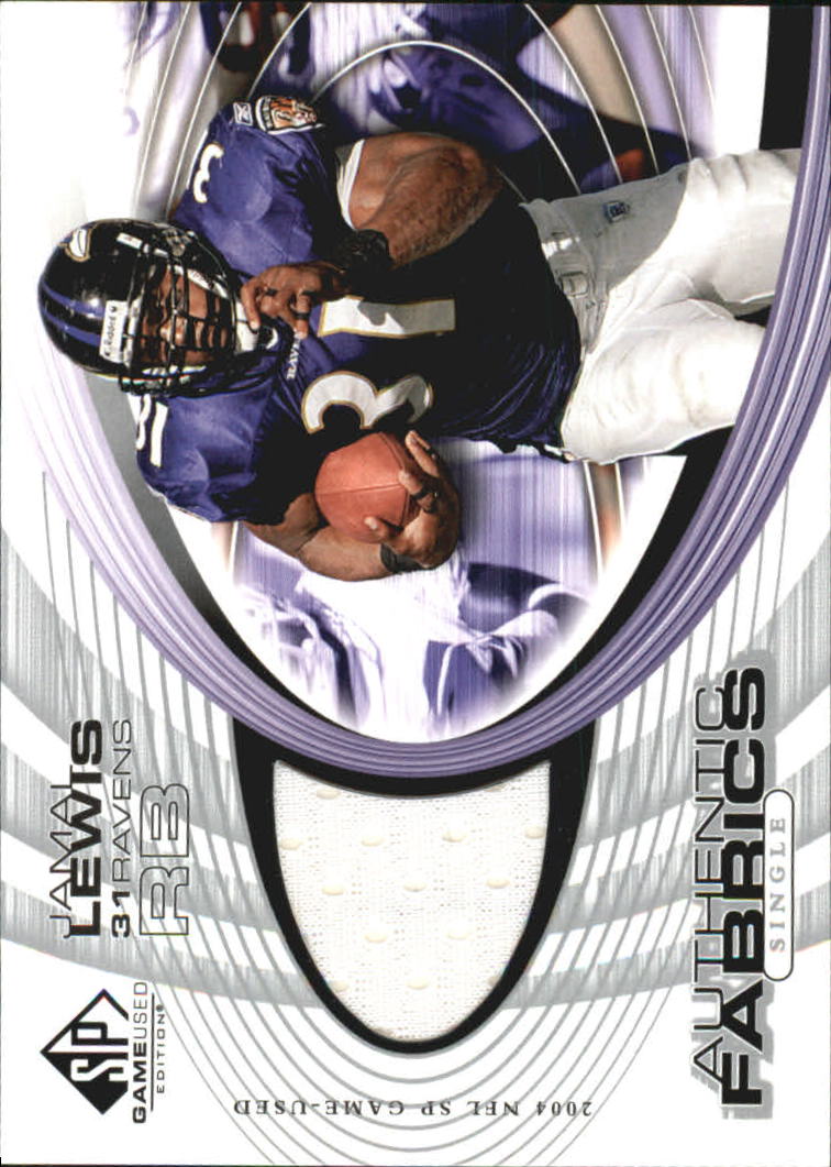 2004 SP Game Used Edition Authentic Fabric #AFJL Jamal Lewis