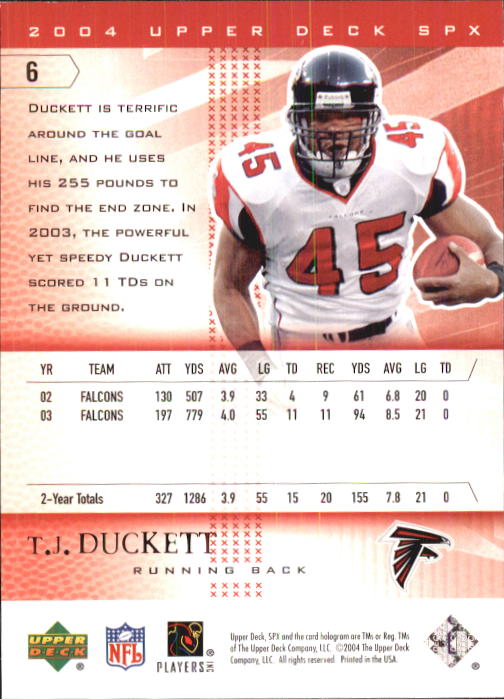 2004 SPx (Upper Deck) Football "Main Set" Cards #1 to #179 - Picture 13 of 276