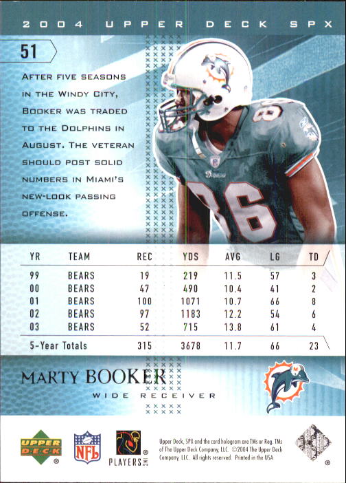 2004 SPx (Upper Deck) Football "Main Set" Cards #1 to #179 - Picture 103 of 276