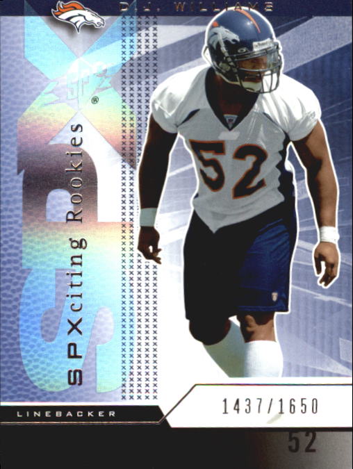 2004 SPx (Upper Deck) Football "Main Set" Cards #1 to #179 - Picture 255 of 276