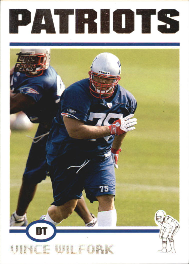 Vince Wilfork 2004 Topps #372 Rookie Card