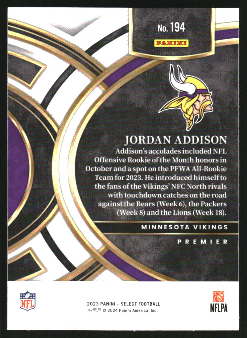 Sports Card Back