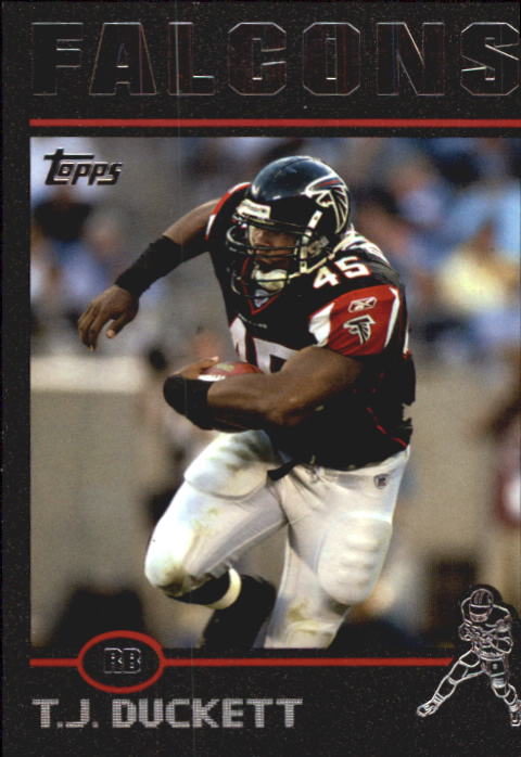 2004 Topps Football T.J. Duckett Atlanta Falcons #81