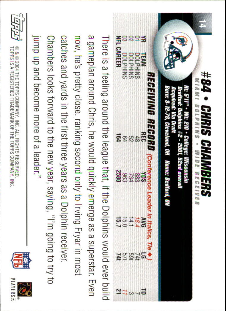 A6884- 2004 Topps Collection FB Card #s 1-250 -You Pick- 15+ FREE US SHIP - Picture 187 of 467