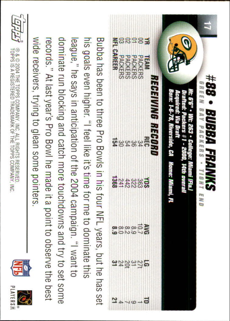 A6884- 2004 Topps Collection FB Card #s 1-250 -You Pick- 15+ FREE US SHIP - Picture 47 of 467