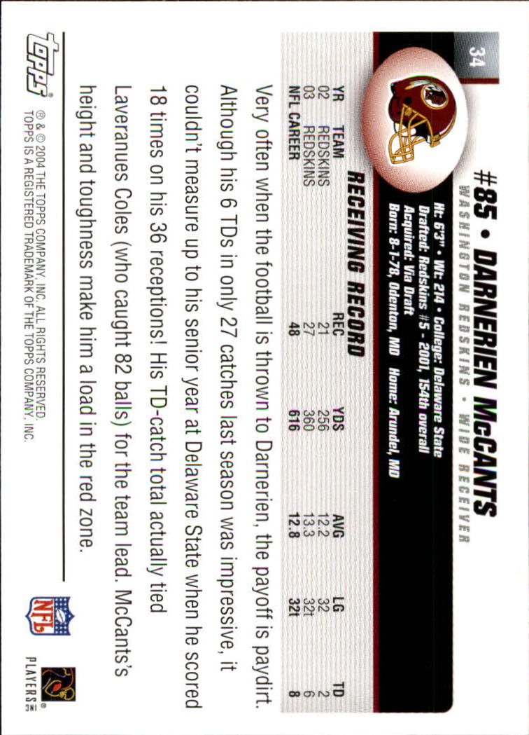 A6884- 2004 Topps Collection FB Card #s 1-250 -You Pick- 15+ FREE US SHIP - Picture 113 of 467
