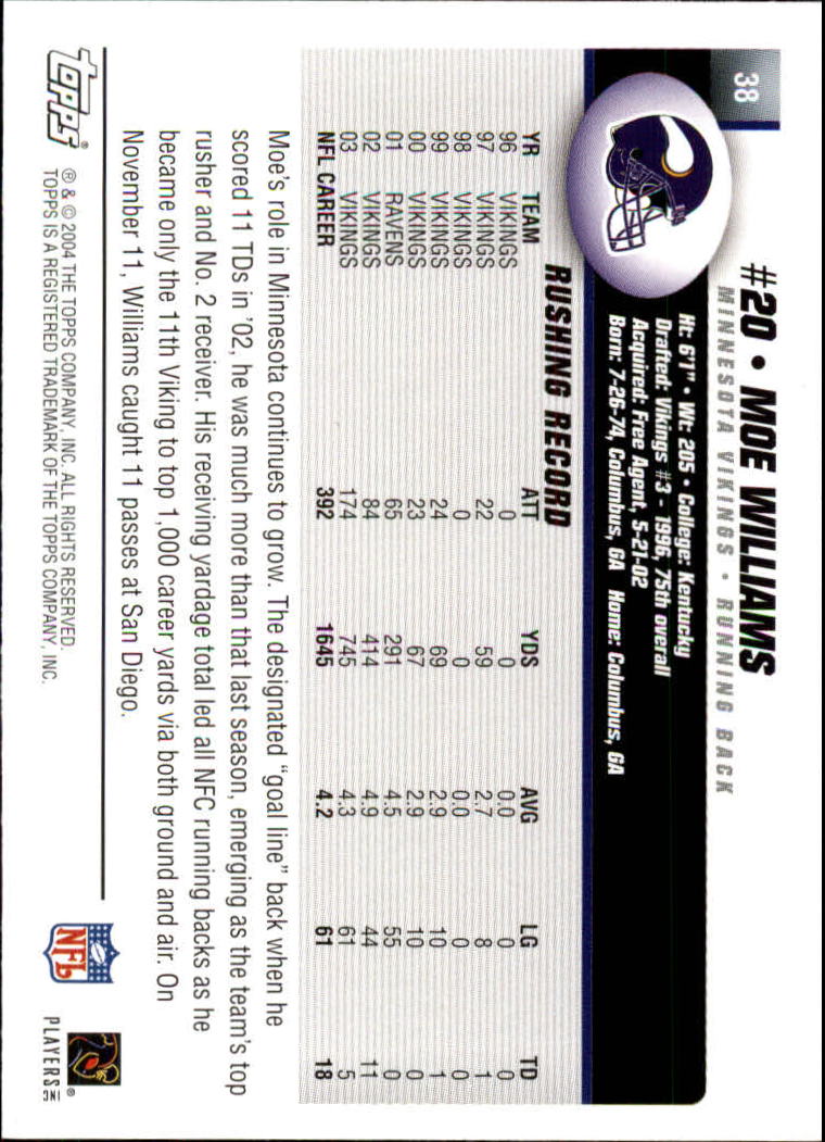 A6884- 2004 Topps Collection FB Card #s 1-250 -You Pick- 15+ FREE US SHIP - Picture 33 of 467
