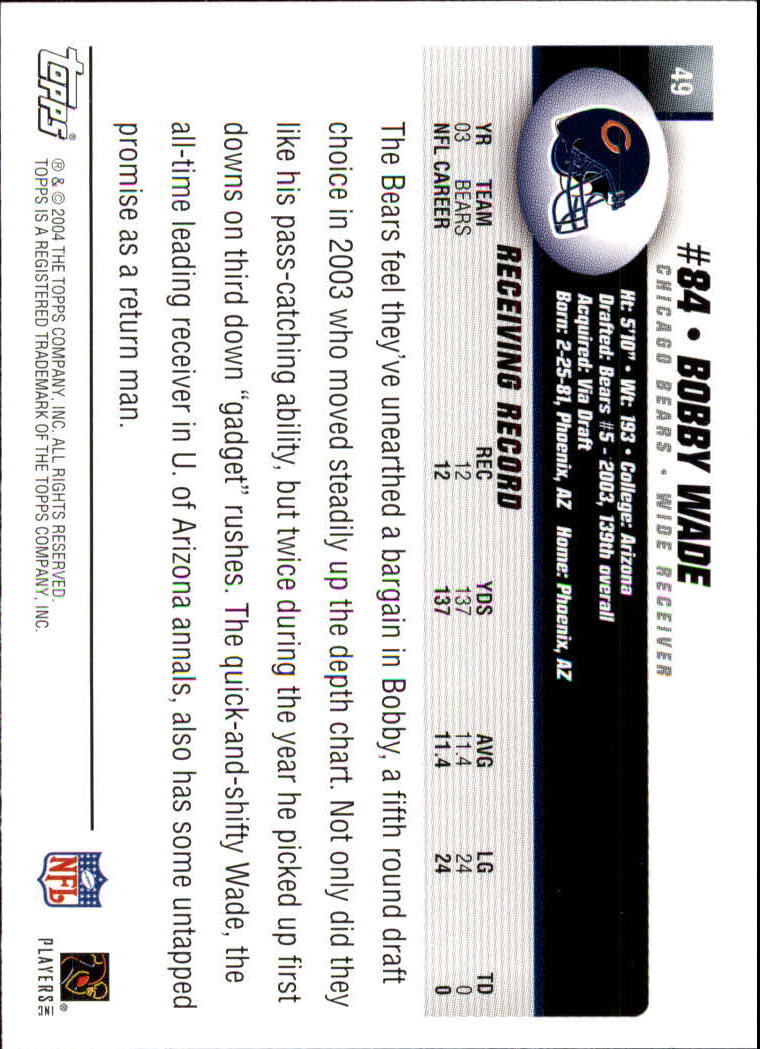 A6884- 2004 Topps Collection FB Card #s 1-250 -You Pick- 15+ FREE US SHIP - Picture 345 of 467