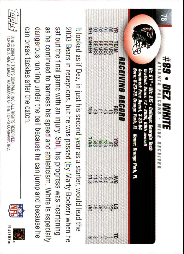 A6884- 2004 Topps Collection FB Card #s 1-250 -You Pick- 15+ FREE US SHIP - Picture 391 of 467