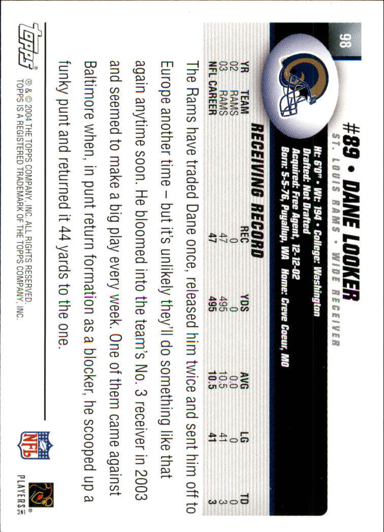 A6884- 2004 Topps Collection FB Card #s 1-250 -You Pick- 15+ FREE US SHIP - Picture 121 of 467