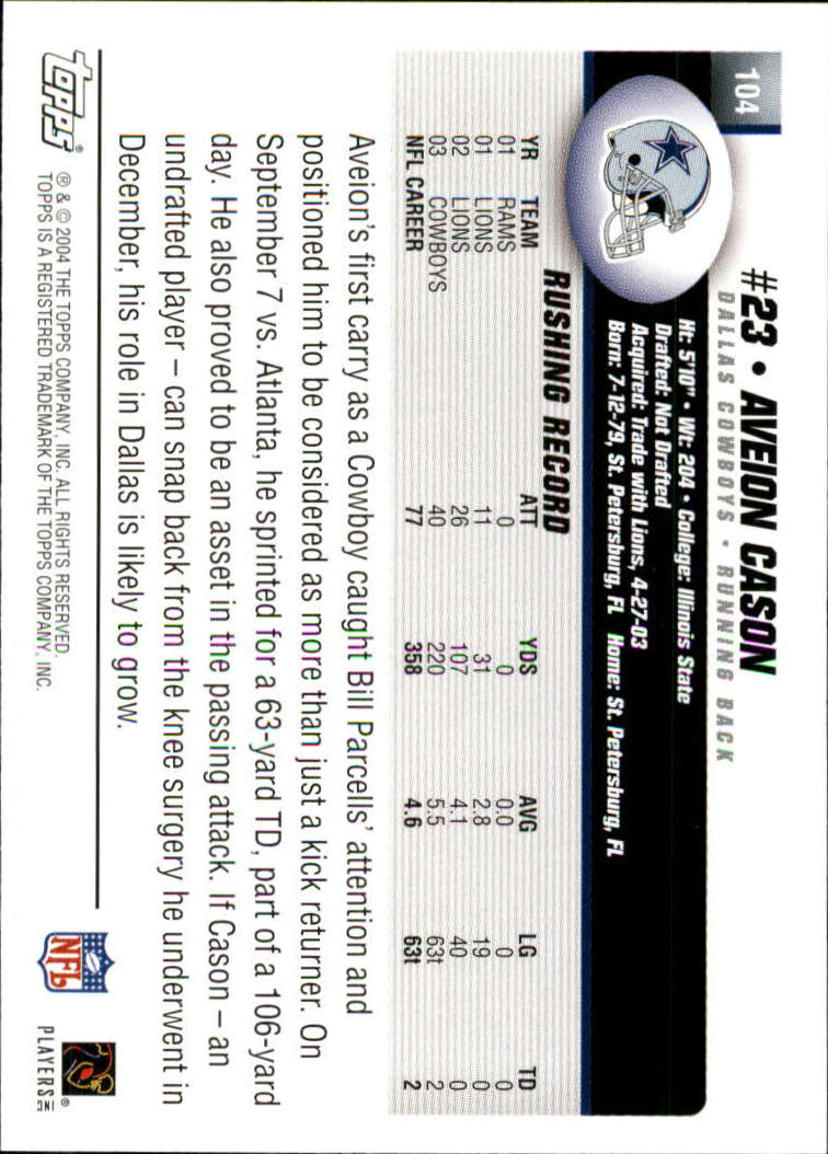 A6884- 2004 Topps Collection FB Card #s 1-250 -You Pick- 15+ FREE US SHIP - Picture 155 of 467