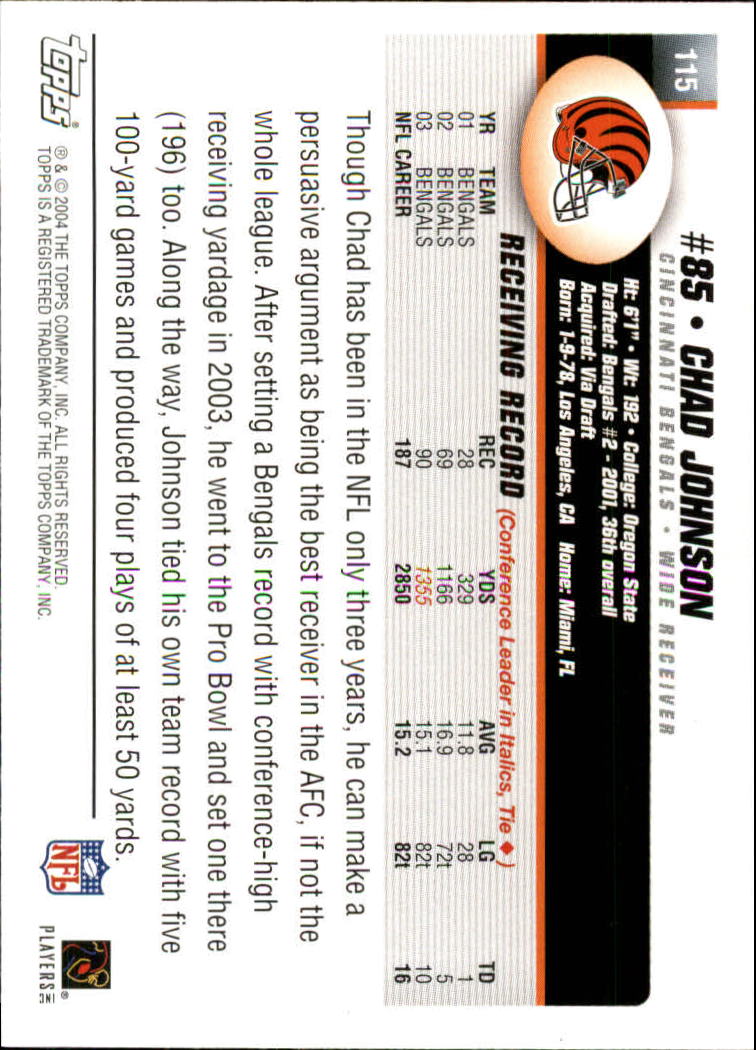 A6884- 2004 Topps Collection FB Card #s 1-250 -You Pick- 15+ FREE US SHIP - Picture 385 of 467