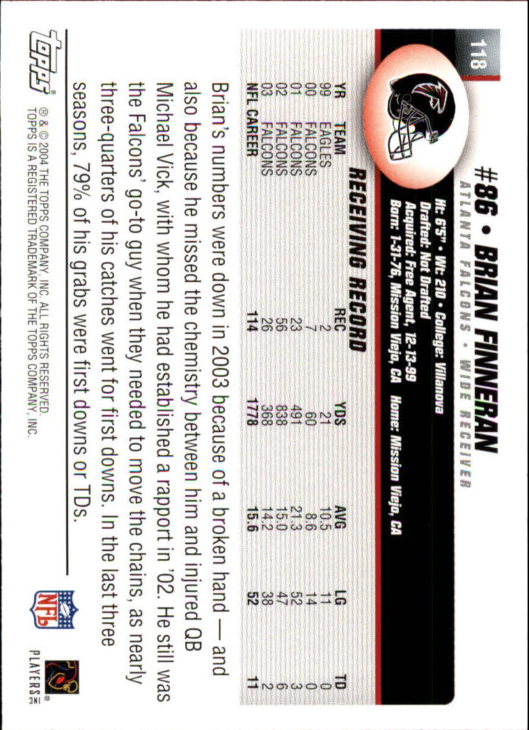 A6884- 2004 Topps Collection FB Card #s 1-250 -You Pick- 15+ FREE US SHIP - Picture 23 of 467