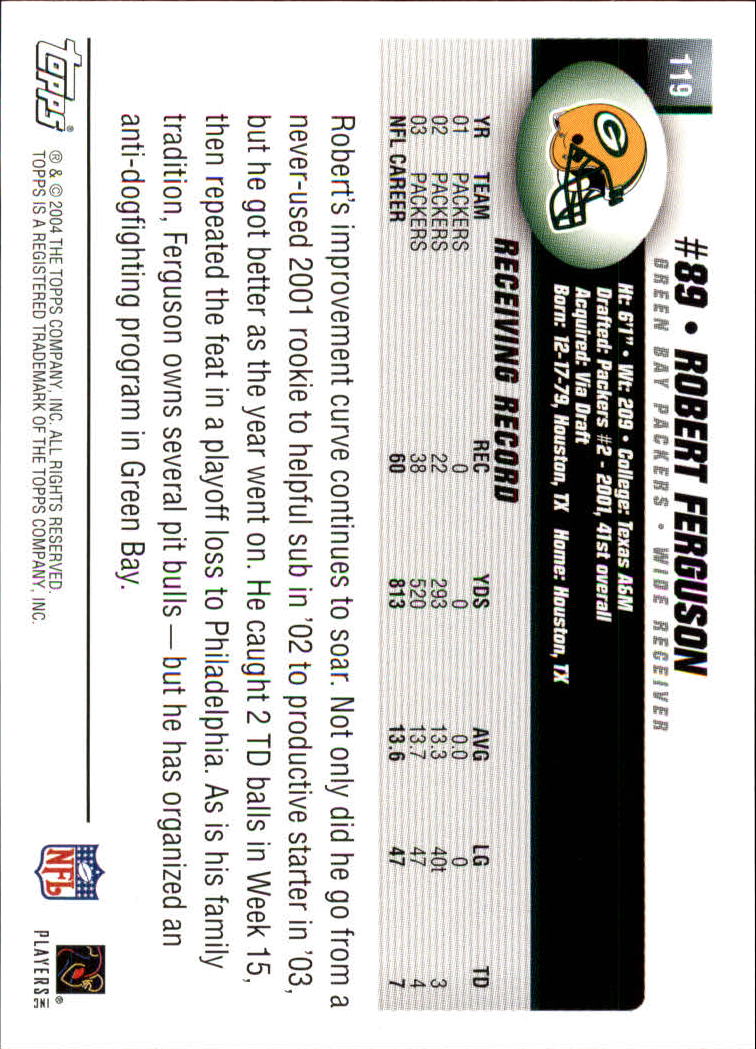 A6884- 2004 Topps Collection FB Card #s 1-250 -You Pick- 15+ FREE US SHIP - Picture 85 of 467