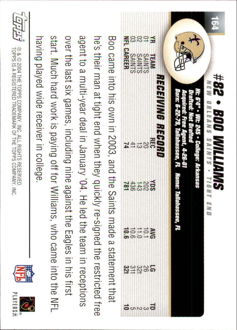 A6884- 2004 Topps Collection FB Card #s 1-250 -You Pick- 15+ FREE US SHIP - Picture 231 of 467
