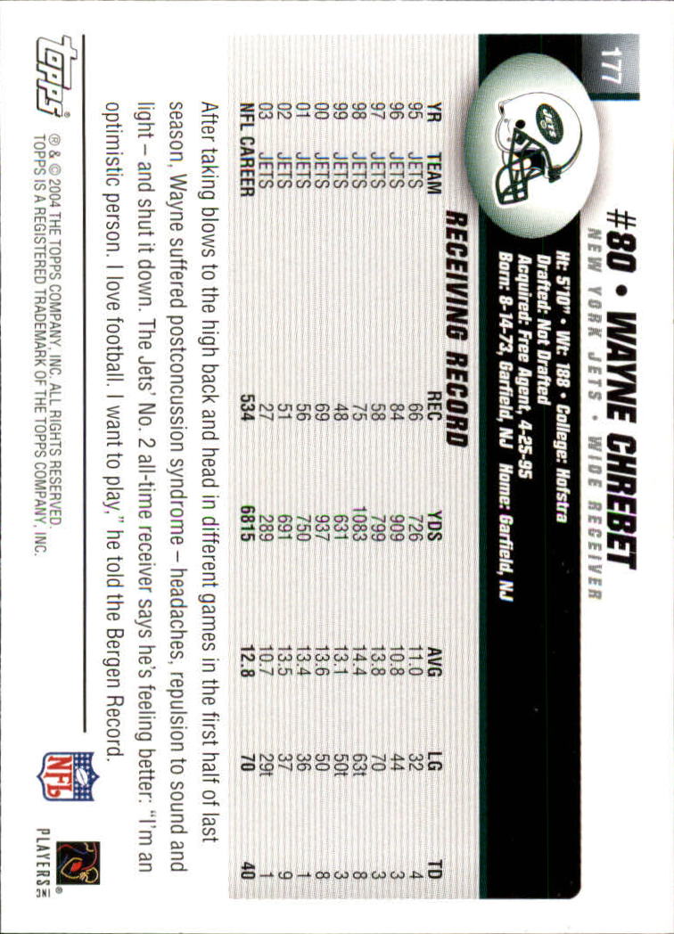 A6884- 2004 Topps Collection FB Card #s 1-250 -You Pick- 15+ FREE US SHIP - Picture 49 of 467