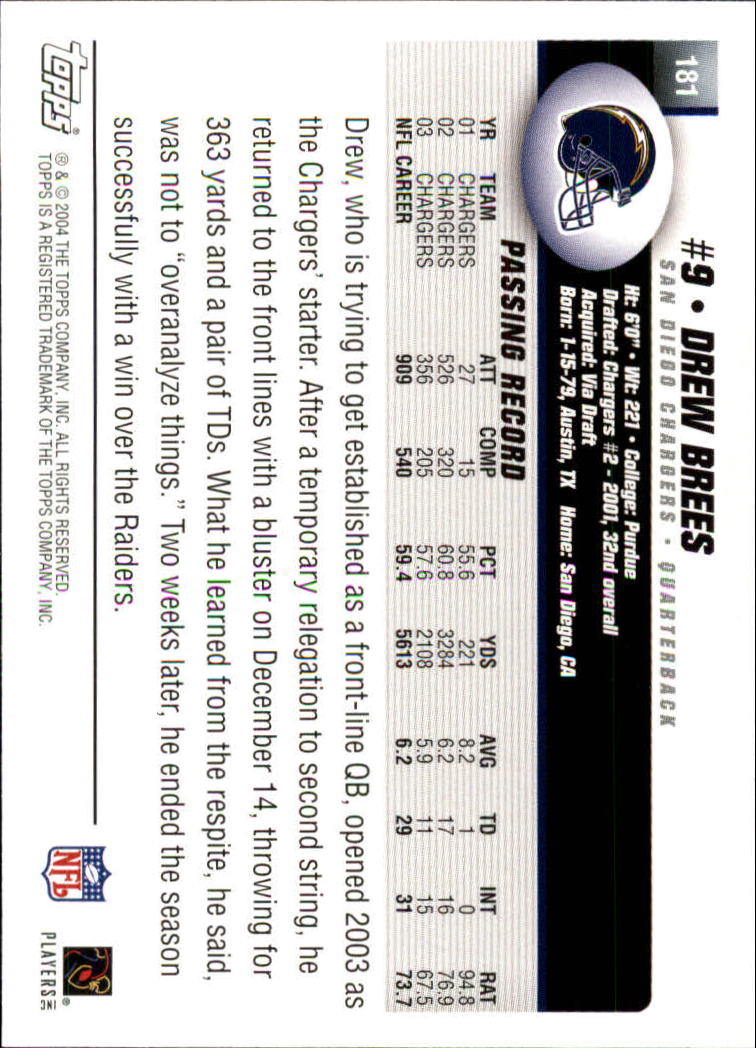 A6884- 2004 Topps Collection FB Card #s 1-250 -You Pick- 15+ FREE US SHIP - Picture 467 of 467
