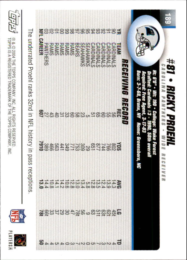 A6884- 2004 Topps Collection FB Card #s 1-250 -You Pick- 15+ FREE US SHIP - Picture 373 of 467
