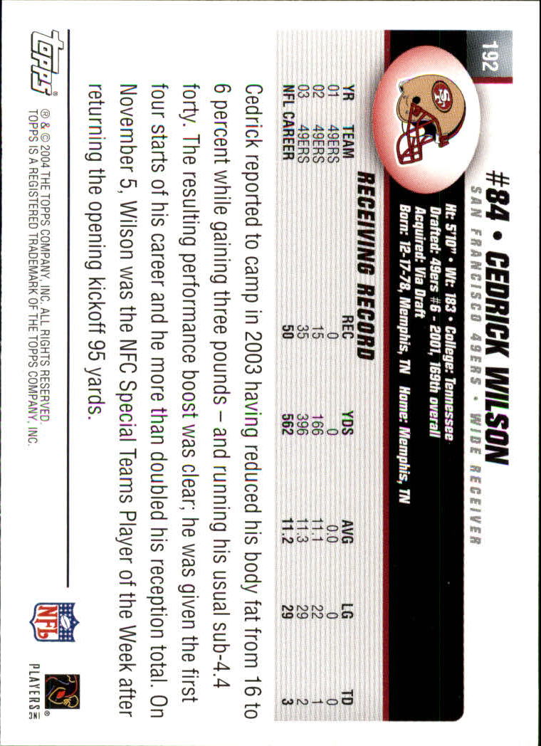 A6884- 2004 Topps Collection FB Card #s 1-250 -You Pick- 15+ FREE US SHIP - Picture 315 of 467