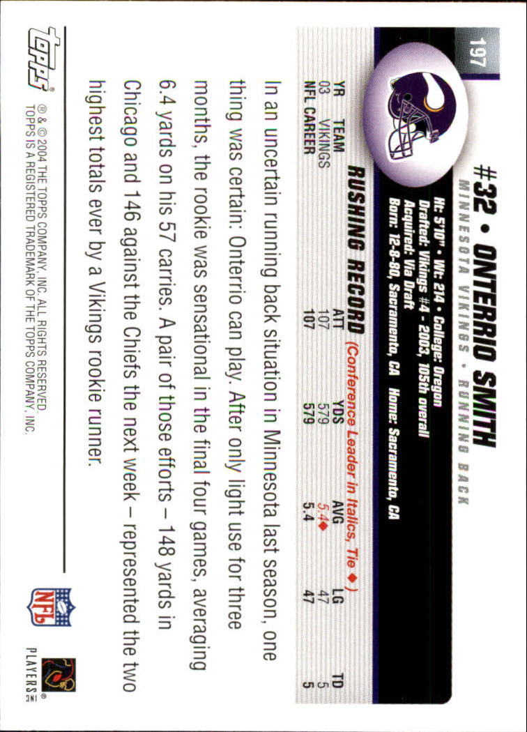 A6884- 2004 Topps Collection FB Card #s 1-250 -You Pick- 15+ FREE US SHIP - Picture 123 of 467