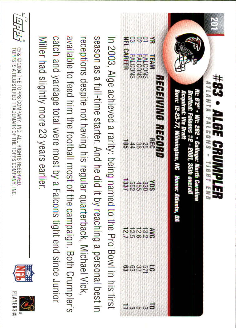 A6884- 2004 Topps Collection FB Card #s 1-250 -You Pick- 15+ FREE US SHIP - Picture 341 of 467