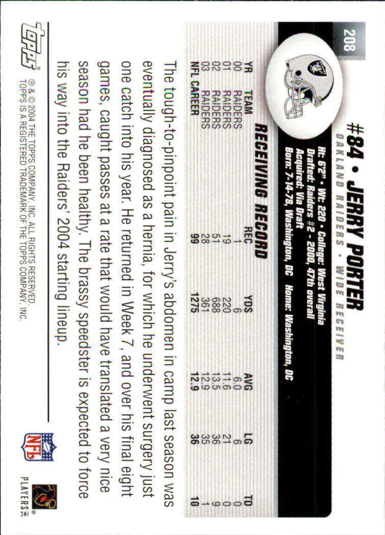A6884- 2004 Topps Collection FB Card #s 1-250 -You Pick- 15+ FREE US SHIP - Picture 137 of 467