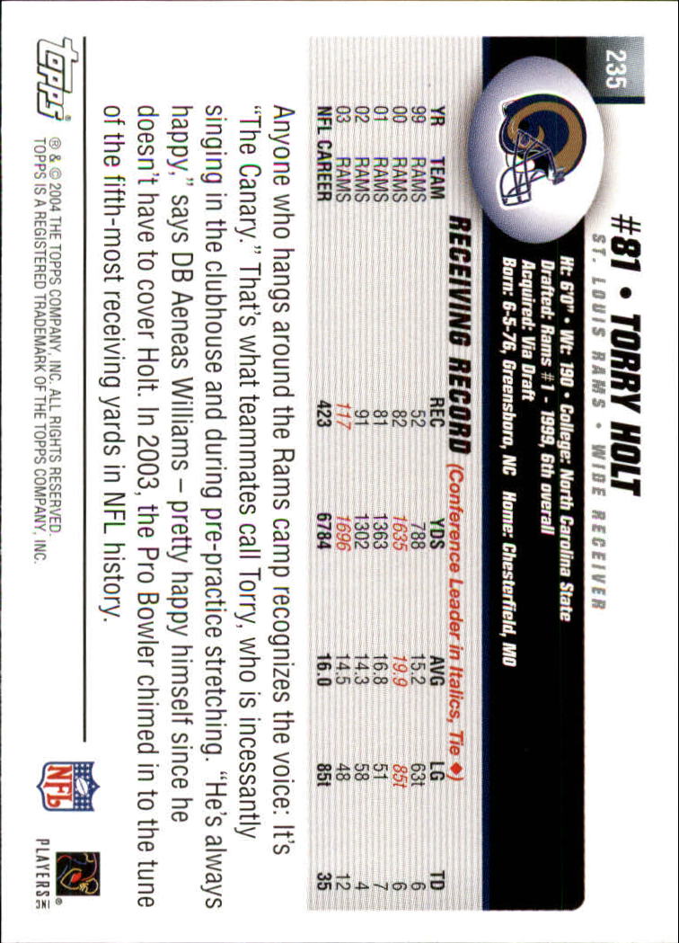 A6884- 2004 Topps Collection FB Card #s 1-250 -You Pick- 15+ FREE US SHIP - Picture 453 of 467