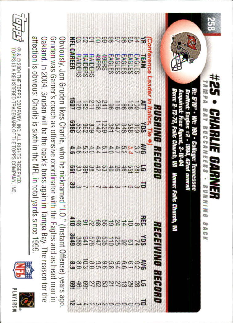A6884- 2004 Topps Collection FB Card #s 251-385 -You Pick- 15+ FREE US SHIP - Picture 57 of 245