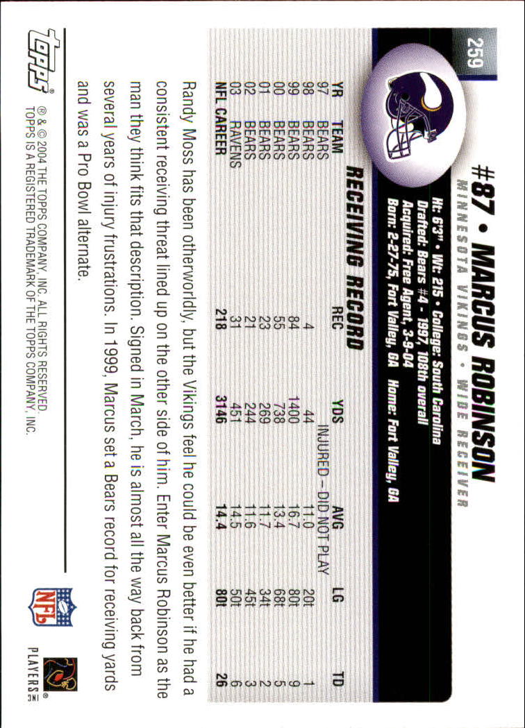 A6884- 2004 Topps Collection FB Card #s 251-385 -You Pick- 15+ FREE US SHIP - Picture 71 of 245