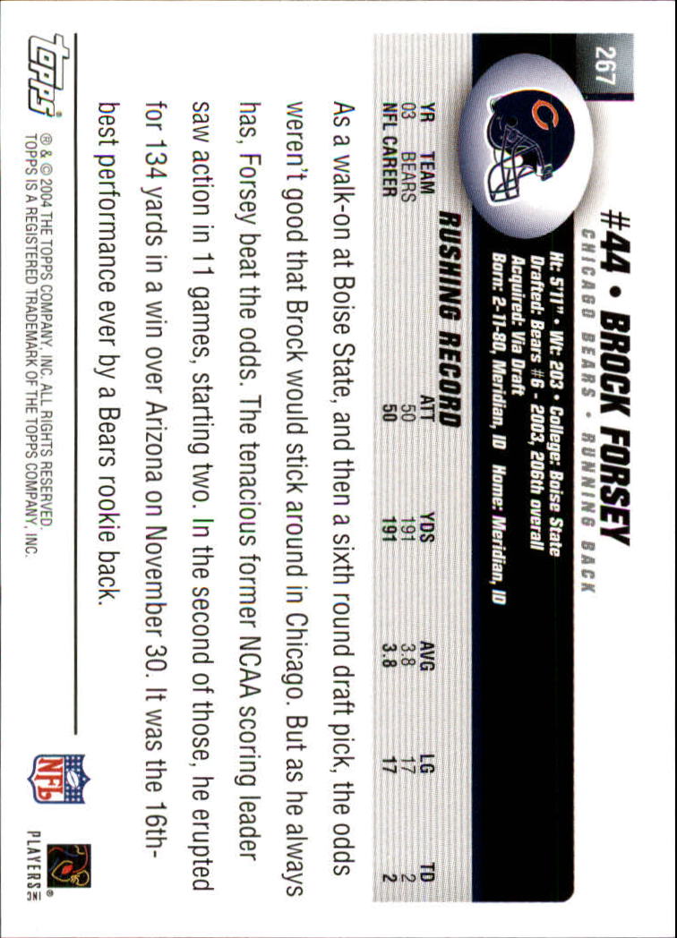 A6884- 2004 Topps Collection FB Card #s 251-385 -You Pick- 15+ FREE US SHIP - Picture 41 of 245