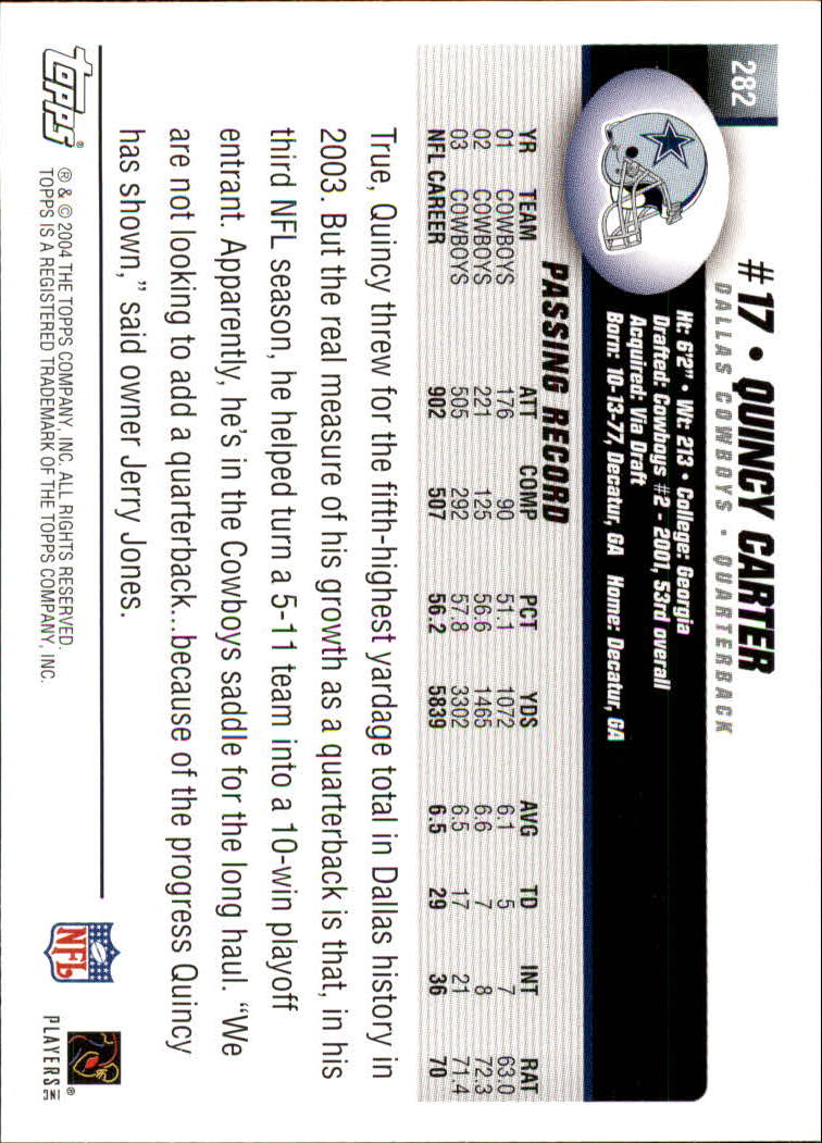 A6884- 2004 Topps Collection FB Card #s 251-385 -You Pick- 15+ FREE US SHIP - Picture 87 of 245