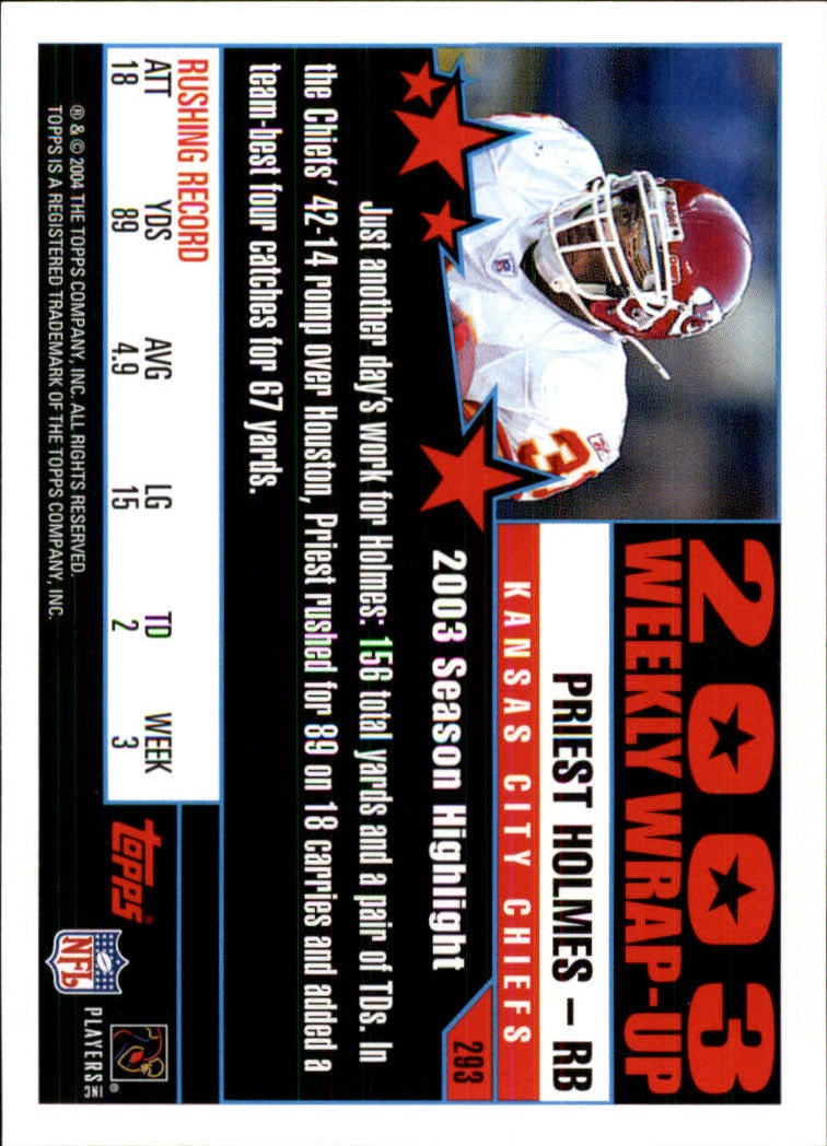 A6884- 2004 Topps Collection FB Card #s 251-385 -You Pick- 15+ FREE US SHIP - Picture 3 of 245