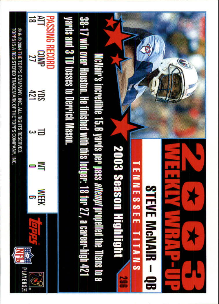 A6884- 2004 Topps Collection FB Card #s 251-385 -You Pick- 15+ FREE US SHIP - Picture 23 of 245