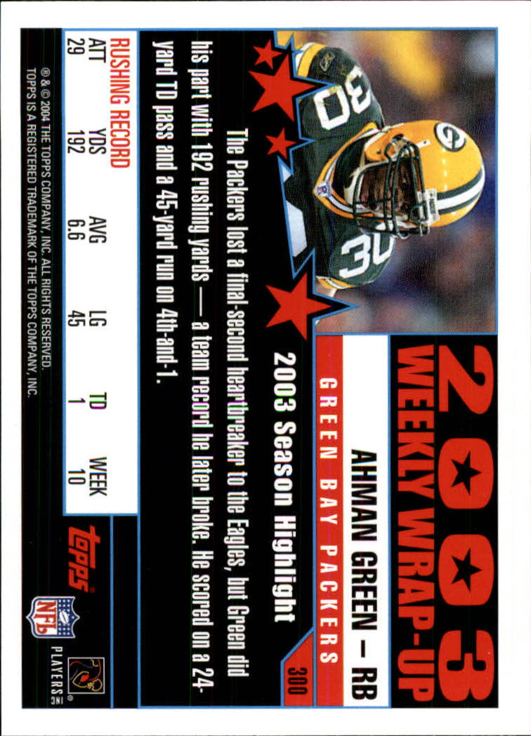 A6884- 2004 Topps Collection FB Card #s 251-385 -You Pick- 15+ FREE US SHIP - Picture 17 of 245