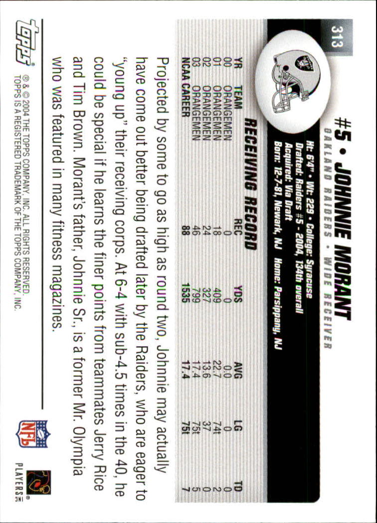 A6884- 2004 Topps Collection FB Card #s 251-385 -You Pick- 15+ FREE US SHIP - Picture 179 of 245