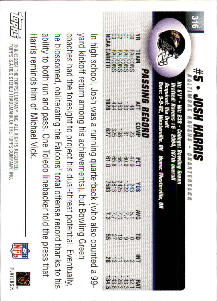 A6884- 2004 Topps Collection FB Card #s 251-385 -You Pick- 15+ FREE US SHIP - Picture 143 of 245