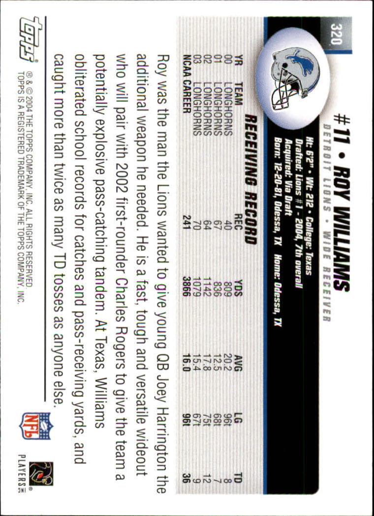 A6884- 2004 Topps Collection FB Card #s 251-385 -You Pick- 15+ FREE US SHIP - Picture 121 of 245