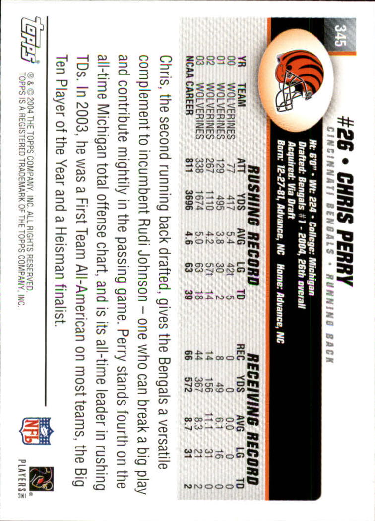 A6884- 2004 Topps Collection FB Card #s 251-385 -You Pick- 15+ FREE US SHIP - Picture 175 of 245