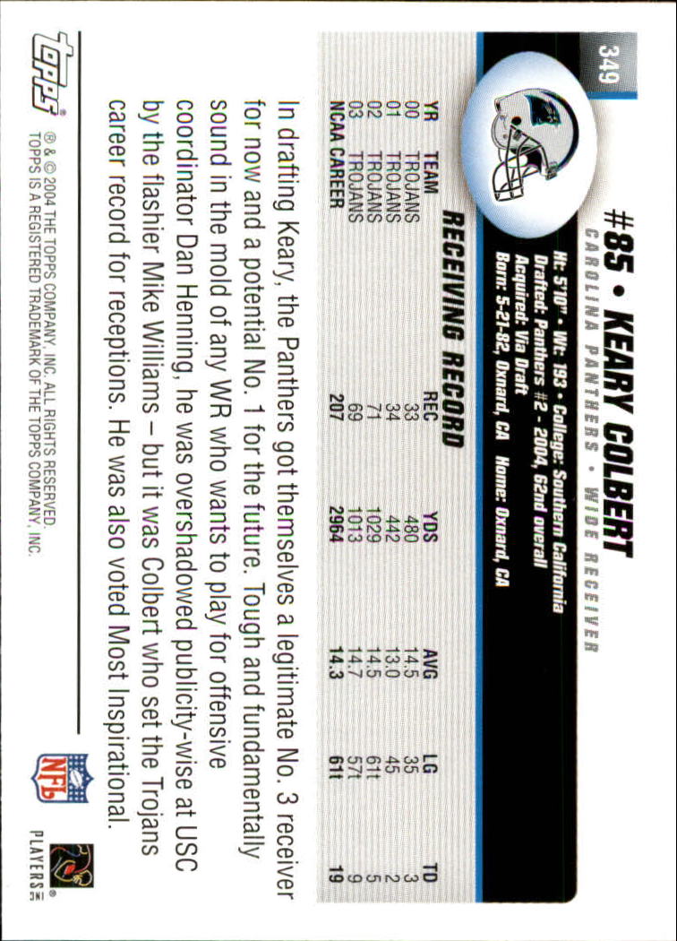 A6884- 2004 Topps Collection FB Card #s 251-385 -You Pick- 15+ FREE US SHIP - Picture 151 of 245