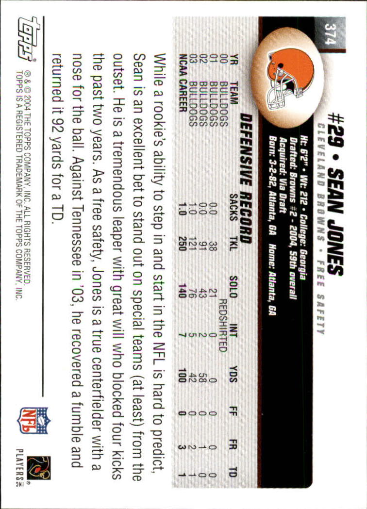 A6884- 2004 Topps Collection FB Card #s 251-385 -You Pick- 15+ FREE US SHIP - Picture 129 of 245